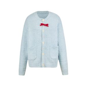 Bow-Decorated Loose Sweater